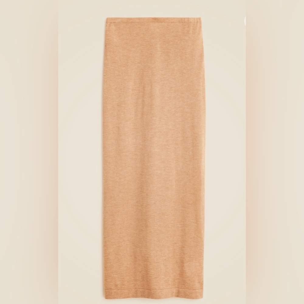 J Crew Featherweight cashmere column skirt Size Small